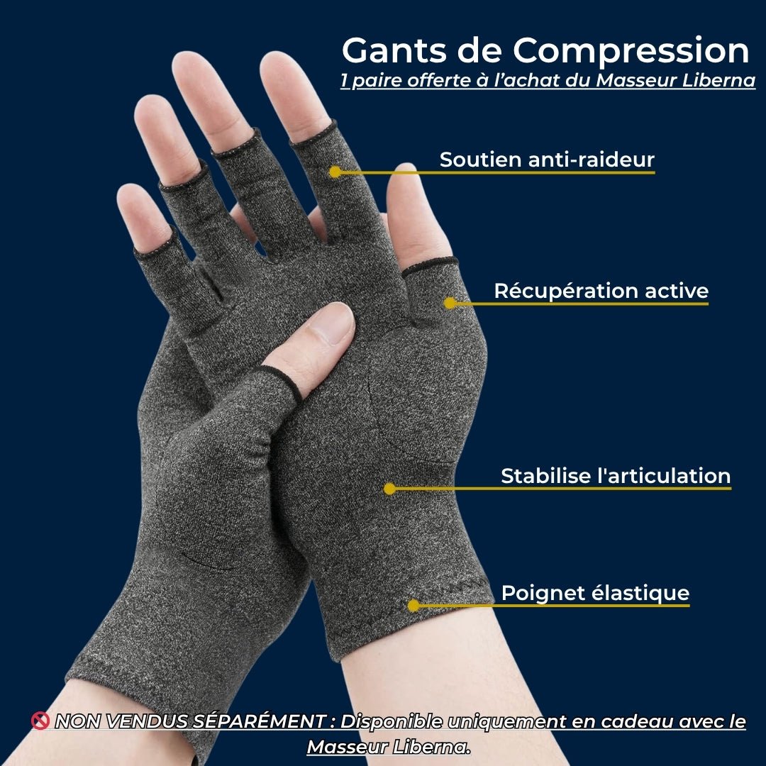 Gants Thérapeutiques Anti-Douleurs - Liberna
